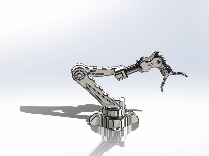 Static Failure Analysis of a 6-DOF Robotic Arm (MECA 321 Project) image